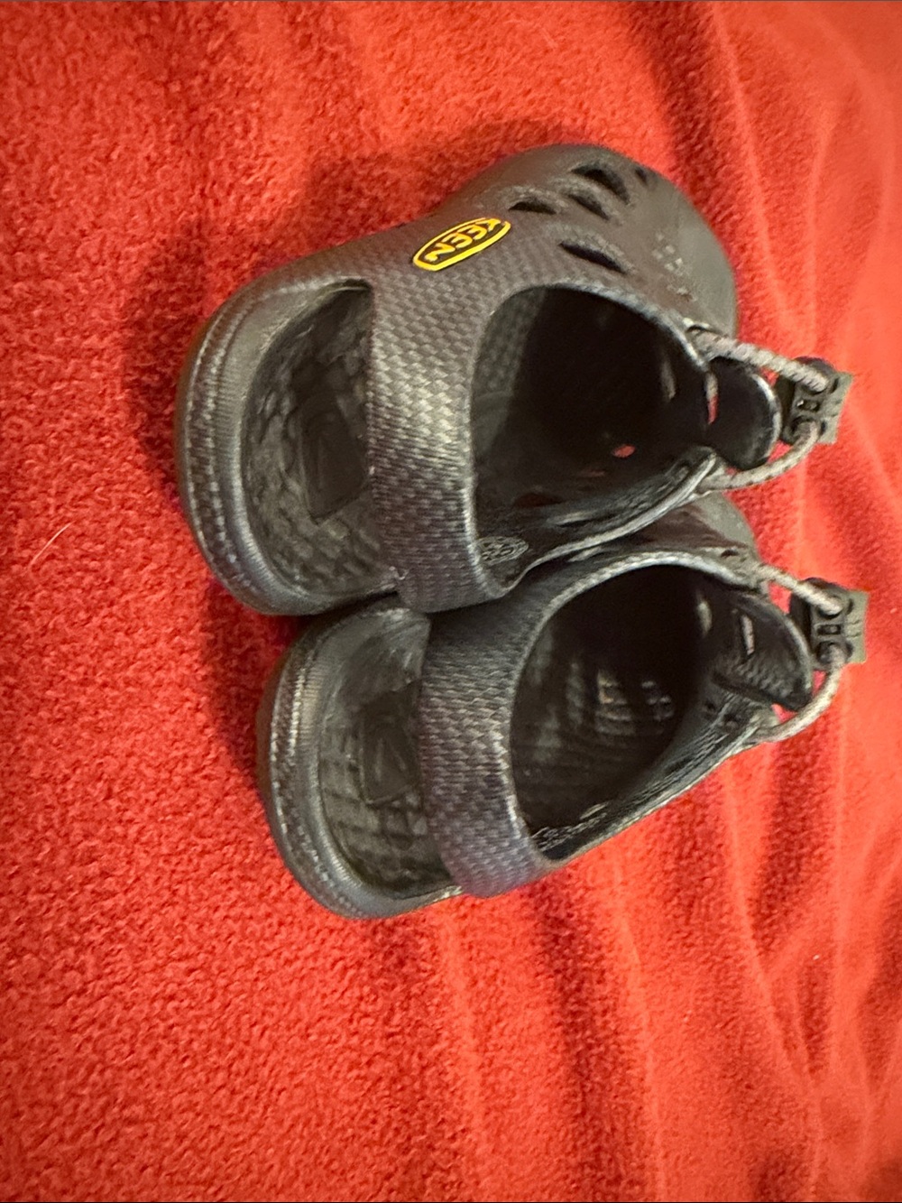 Keen Kids Black Water-Friendly Slip-On Shoes with Yellow Accent - Picture 4 of 4